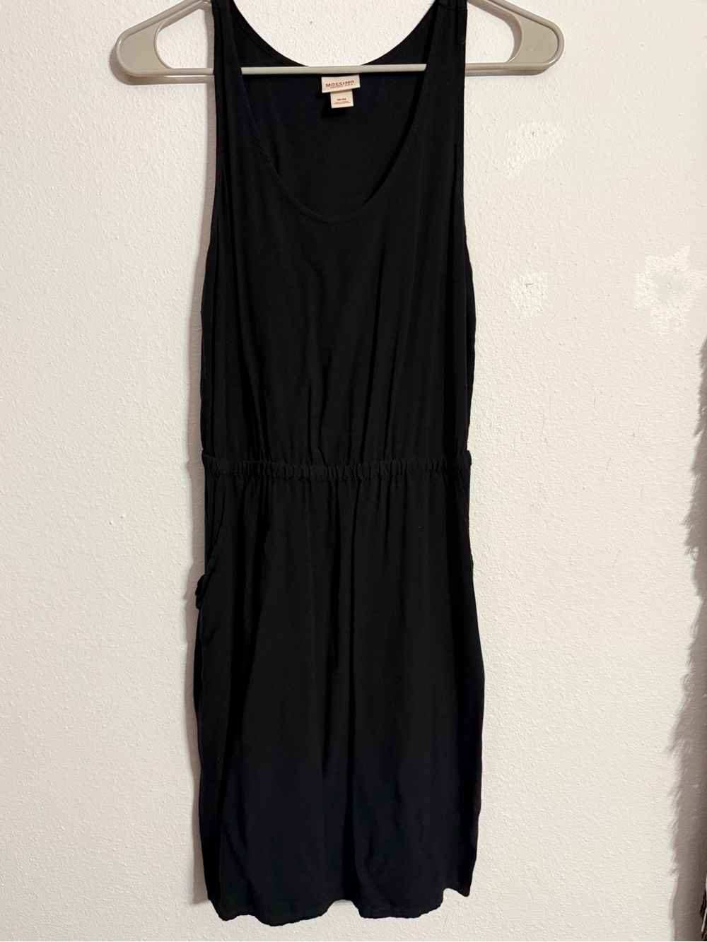 ☀️ Mossimo Supply Co. •  Black Sleeveless Midi Tank Dress • Women’s Small - Picture 3 of 12